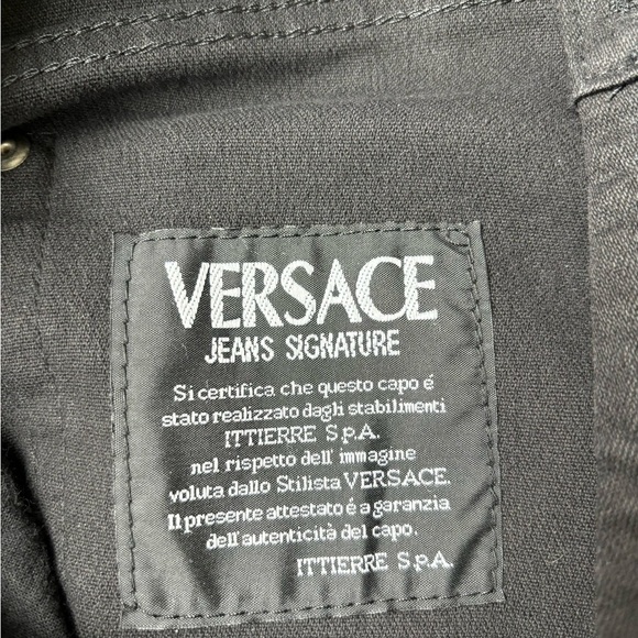 Versace jeans women’s stretch black pants | size 27 - Picture 6 of 13